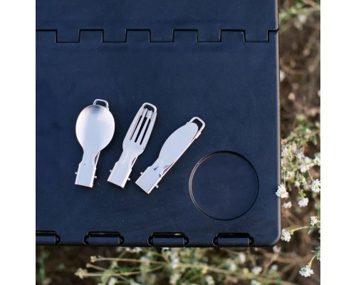 Набір туристичного посуду Tribe Compact Set сталевий (T-FC-0021-metal)