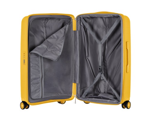 Валіза 2E Aero 63/78 л бурштиново-жовта (2E-SPP-AERO-M-AY)