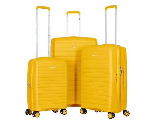 Валіза 2E Aero 63/78 л бурштиново-жовта (2E-SPP-AERO-M-AY)