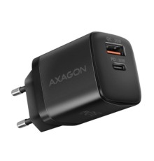 Зарядний пристрій AXAGON 1xUSB QC4.0 + 1xUSB-C PD30W PPS black (ACU-PQ30)