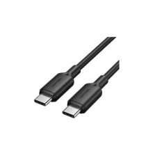 Дата кабель USB 2.0 Type-C Male to Type-C Male 5A Cable 2M Black Aluminum Alloy Type VENTION (TRIBH)