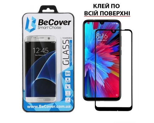 Скло захисне BeCover для Xiaomi Redmi 7 Black (703681)