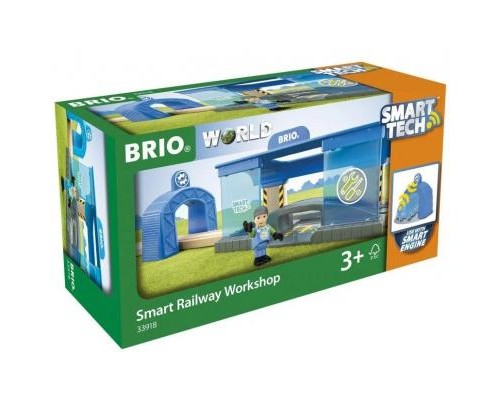 Залізниця Brio World SmartTech Вагоноремонтна майстерня (33918)