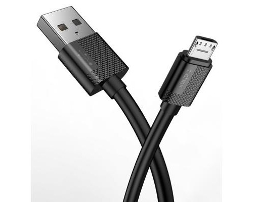 Дата кабель USB 2.0 AM to Micro 5P 0.3m Nets T-M801 Black T-Phox (T-M801 Black)