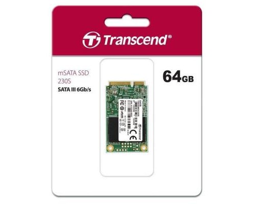 Накопичувач SSD mSATA 64GB Transcend (TS64GMSA230S)