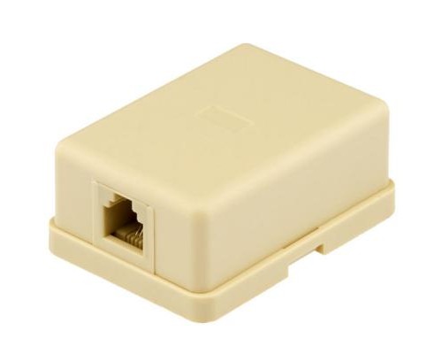 Телефонна розетка RJ12x1 UTP, 6P4C Ritar (06298)