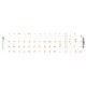 Наклейка на клавіатуру Grand-X 60 keys transparent protection Cyrillic orange (GXTPOW)