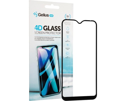 Скло захисне Gelius Pro 4D for Samsung A015 (A01) Black (00000079313)