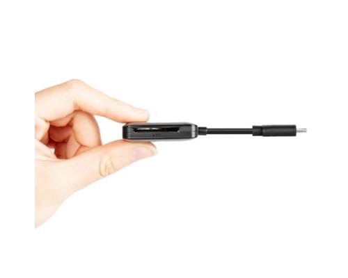 Зчитувач флеш-карт Transcend USB 3.2 Gen 1 Type-C SD/microSD Black (TS-RDC3)