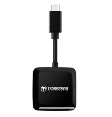 Зчитувач флеш-карт Transcend USB 3.2 Gen 1 Type-C SD/microSD Black (TS-RDC3)