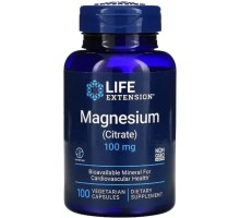 Мінерали Life Extension Цитрат Магнію, Magnesium (Citrate), 160 мг, 100 капсул (LEX-16821)