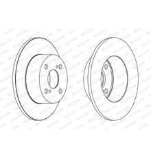 Гальмівний диск FERODO DDF1487