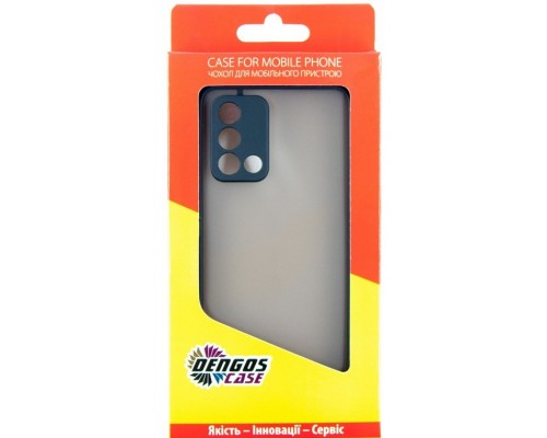 Чохол до мобільного телефона Dengos Matte OPPO A74 (black) (DG-TPU-MATT-80)