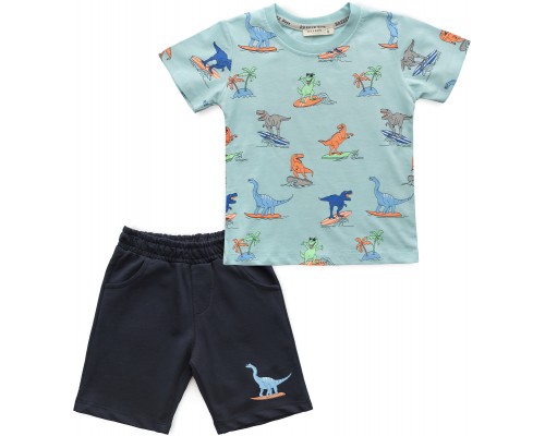 Набір дитячого одягу Breeze з динозаврами (16404-110B-blue)