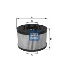 Фільтр масляний UFI 25.017.00