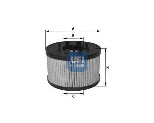 Фільтр масляний UFI 25.017.00
