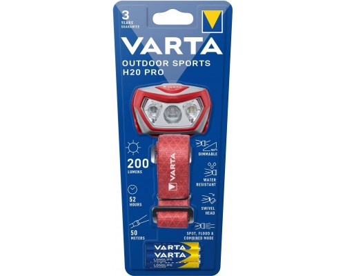 Ліхтар Varta Outdoor Sports H20 Pro 3хААА (17650101421)