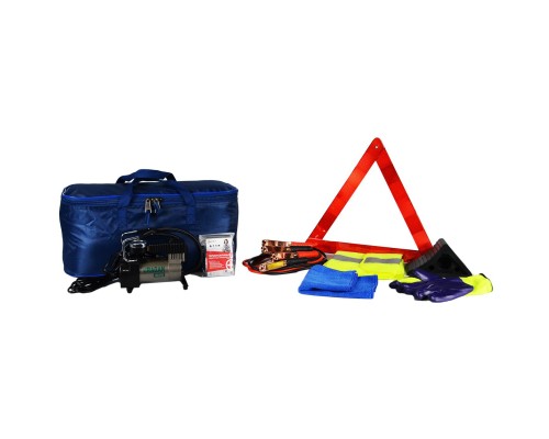 Набір техдопомоги Poputchik синя з компресором (01-177-IS)