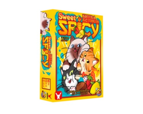 Настільна гра Geekach Games Sweet & Spicy. Битва котиків, українська (GKCH073SP)