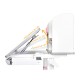 Парта Mealux Edmonton Multicolor Pink з полицею (BD-610 W/МС + PN с полкой)