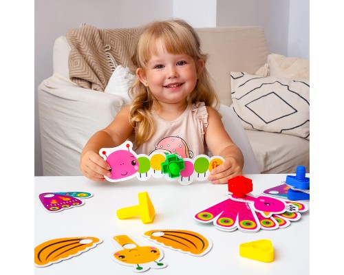 Розвиваюча іграшка Vladi Toys Fisher Price Maxi-болтики (укр) (VT2905-23)