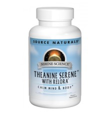 Амінокислота Source Naturals Теанін з Релорою, Serene Science, 60 таблеток (SN1772)