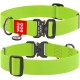 Нашийник для тварин WAUDOG Waterproof з QR паспортом XXL Ш 40 мм Д 43-70 см(салатовий) (28015)