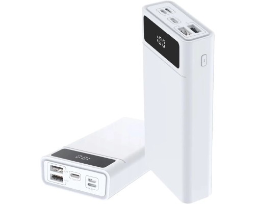 Батарея універсальна Blow 40000mAh, PD/20W, QC/3.0, inp:Micro-USB/USB-C, out:USB-A*2/USB-C, white (PB40AW) 