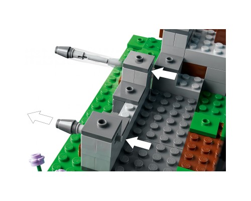 Конструктор LEGO Minecraft Форпост із мечем 427 деталей (21244)