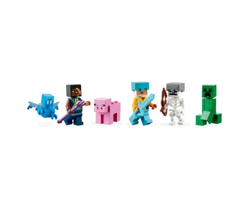 Конструктор LEGO Minecraft Форпост із мечем 427 деталей (21244)