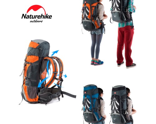 Рюкзак туристичний Naturehike NH70B070-B 70+5 л Orange (6927595709016)