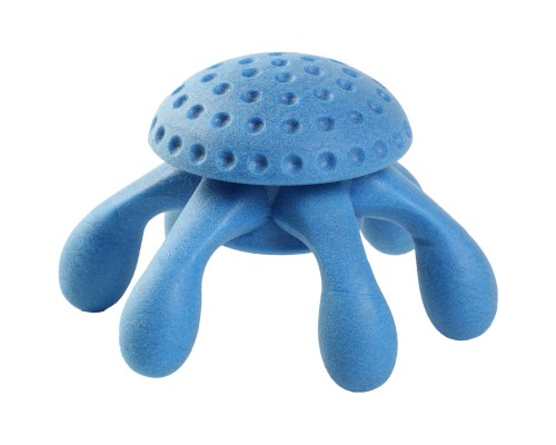 Іграшка для собак Kiwi Walker Восьминіг 13 см блакитна (8596075002787)