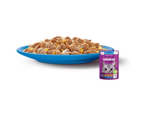 Вологий корм для кішок Whiskas Тунець в желе 85 г (5900951302381)