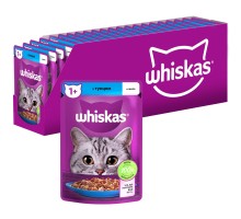 Вологий корм для кішок Whiskas Тунець в желе 85 г (5900951302381)
