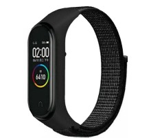 Ремінець до фітнес браслета BeCover Nylon Style для Xiaomi Mi Smart Band 7 Black (707655)