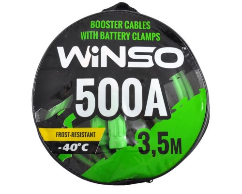 Дроти для запуску для автомобіля WINSO 500А, 3,5м (138510)