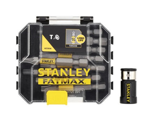 Набір біт Stanley FatMax, Torx, T10, T15, T20, T25, T30, Т40, L = 50 мм, 10 шт, кейс (STA88566)