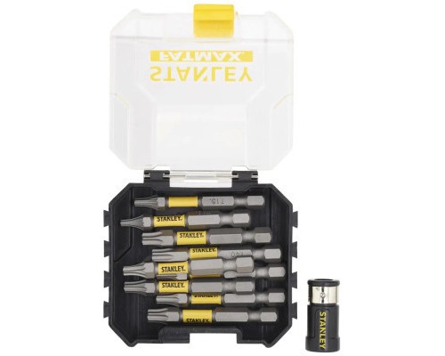 Набір біт Stanley FatMax, Torx, T10, T15, T20, T25, T30, Т40, L = 50 мм, 10 шт, кейс (STA88566)