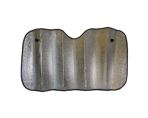 Сонцезахисний екран в автомобіль Poputchik дзеркальні 1500*700 см (08-002-С)