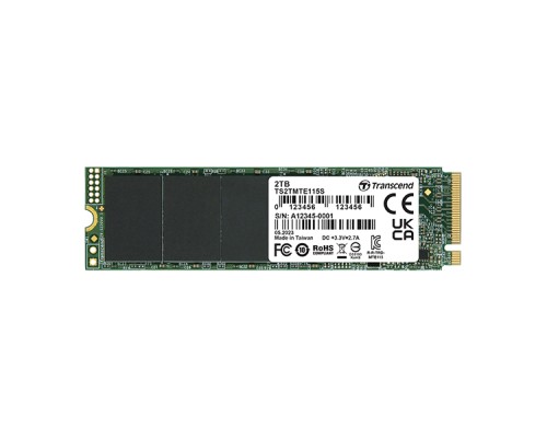 Накопичувач SSD M.2 2280 2TB Transcend (TS2TMTE115S)