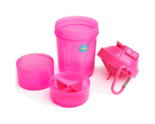 Шейкер спортивний SmartShake Original2GO 600ml Neon Pink (10560502)