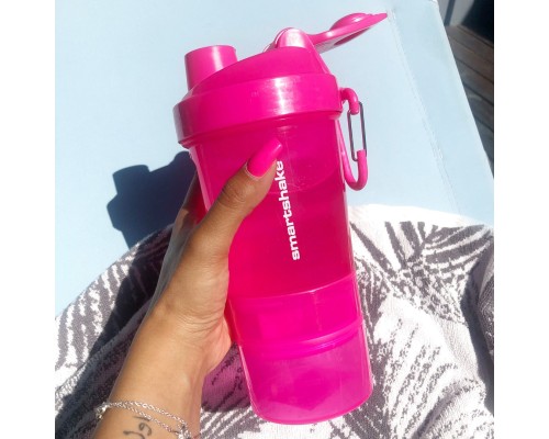 Шейкер спортивний SmartShake Original2GO 600ml Neon Pink (10560502)