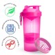 Шейкер спортивний SmartShake Original2GO 600ml Neon Pink (10560502)