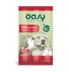 Ласощі для собак OASY Stick м'ясні палички з яловичиною 36 г (8054329510209)