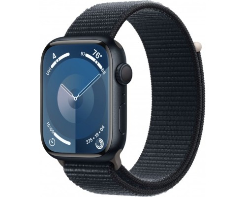 Смарт-годинник Apple Watch Series 9 GPS 45mm Midnight Aluminium Case with Midnight Sport Loop (MR9C3QP/A)