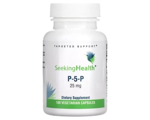 Вітамін Seeking Health P-5-P (піридоксальфосфат), 25 мг, P-5-P, 100 вегетаріанських кап (SKH-52099)