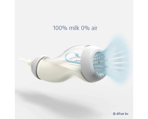 Пляшечка для годування Difrax S-bottle Wide антиколікова, силікон, 310 мл (737FE White)