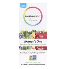 Вітамінно-мінеральний комплекс Rainbow Light Полівітаміни для жінок, Women's One Vibrance, 60 таблеток (RLT-21703)