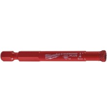 Коронка Milwaukee алмазна Diamond Plus, 6мм, з хвостовиком (49560505)