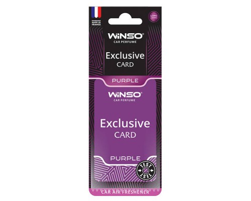 Ароматизатор для автомобіля WINSO Card Exclusive Purple (533150) 